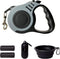 Retractable Dog Leash, Automatic Telescopic 10/16 FT Tape with Folding Bowl, Dispenser, Rubbish Bags