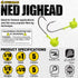 Ned Rig Kit with Finesse Baits, Soft Plastic Worms Fishing Lure for Bass Stick Swimbait Minnow Crawfish