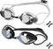 Swim Goggles, Anti Fog Swimming Goggles with UV Protection Mirrored & Clear Lenses