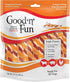Good'n'Fun Triple Flavor Twists, Dog Chew Sticks, 70 Count of Premium Chicken and Beef Hide Treats