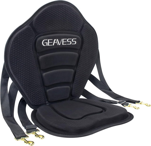 Universal Adjustable Kayak Seat, Fishing Boat Seat with Storage Bag for Kayaking and Canoeing