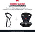 Tuff Pupper Dog Seat Belt for Car Headrest | Adjustable Length Dog Car Harness Restraint | Heavy-Duty Aviation Aluminum