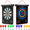 Gitus Magnetic Dart Board Indoor Outdoor Games for Kids with 12 Darts,