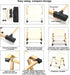 11.6 Folding Camping Chair, Outdoor Chair with Wooden Armrests,Folding Chair for Camping, Hiking, Beach, Picnic, Indoor