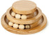 3-Level 7 YooxArmor Cat Ball Track Toy for Cats, Wooden Tower with Spinning Balls, Interactive Indoor Play for Kittens