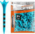Low Friction & Resistance 4 Prongs Plastic Golf Tees, 100 Pack (2-3/4" / 3-1/4")