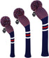 Scott Edward Golf Headcovers for Woods Set of 3, Fits Driver (460cc), Fairway Wood, Hybrid for Golf Bag