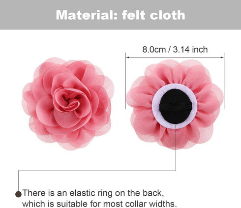 Leinuosen 14 Pcs Flower for Dog Collar, Multi Color Bow Tie for Cat Puppy Dog Grooming Accessories