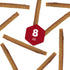 Best Bully Sticks 6 Inch Bully Sticks, 8 oz (Pack of 1) - Natural Grass-Fed, Grain and Rawhide Free for Medium or Large