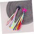 Garneck 1 Pair Colorful Bicycle Handlebar Ribbon Tassel Streamers for Kids Scooter Bike Accessory