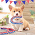 Vehomy 4th of July Dog Toys, USA Shape Chewing Toys, Cotton Rope Toys for Small Medium Dogs, Patriotic Interactive Toy