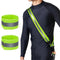 Reflective Sash for Walking at Night, High Visibility Safety Gear for Men Women Kids, Includes 2 Reflective Armbands