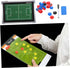 VALICLUD Soccer Coaching Board Aluminum Alloy Football Whiteboard Magnetic Dry Erase Portable Sports Match Planning