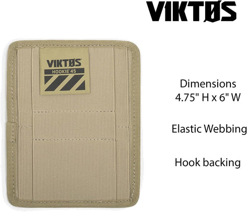 VIKTOS Hookie Series Durable Storage Accessory, Elastic Webbing and Hook Backing for Tactical Gear