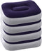 BrightRow 4 Pack Inflatable Stadium Seat Cushion with Built-in Pump, 15 x 12