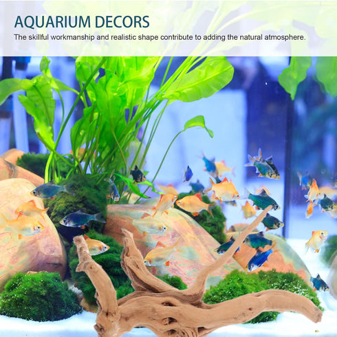 Mipcase 3 Pcs Driftwood for Aquarium, Spider Wood Decorations for Fish Tank and Reptile Decor