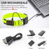Illumifun LED Collar for Small Dogs, USB Rechargeable Light Up Dog Collar, Green, Small