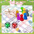 Fisahat 2-8 Easter Party Games,Dice Easter Egg Exchange Game,Rubber Mat Board Game,Easter Egg Party Game for Kids