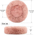 NOYAL Calming Dog Bed Donut - Anti-Anxiety Fluffy Dog Bed for Small and Medium Dogs and Cats