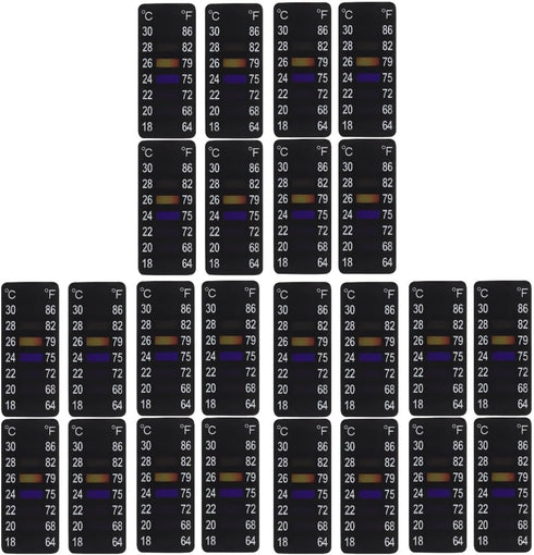 PRETYZOOM 3 Sets Stick on Thermometer Strip for Brewing Fermentation Jars Self-Adhesive
