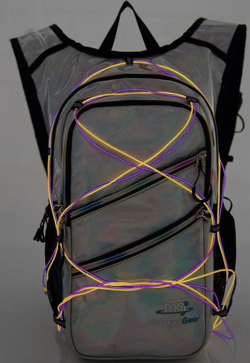 Hydration Backpack Pack with 2L Water Bladder, Lightweight Bag for Running, Hiking, Climbing, Music Festival