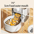 Cage Hanging Bowls Refillable Food Bowl Pet Dog Cat Bowls Kennel Crate Double Bowls for Food and Water with Automatic Water Food Dispense Feeder for Puppy Cat Rabbit (Food Bowl- Grey)