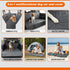 ARGNOOR 600D Hammock Dog Car Seat Cover with Free Poop Bags, Waterproof Car Seat Protector, Dog for Cars with Seatbelt