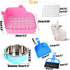 PINVNBY Rabbit Litter Box for Cage Bunny Corner Bedding Box Small Animal Litter Pan Hanging Pet Bowls Cage Potty