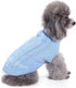 Small Dog Sweaters Knitted Pet Cat Warm Sweatshirt for Winter, Kitten Puppy Sweater (Small, Light Blue)