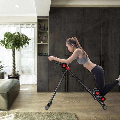 NEREIDS NET Ab Workout Equipment,Health & Fitness Foldable Hyperextension Roman Chair Full Body Workout for Home Gym