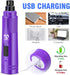 2-Speed Trimmer Casfuy Dog Nail Grinder with LED Light - Upgraded Electric Pet Nail Powerful Painless Paws Grooming