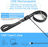 LED Dog Leash with 12 Lighting Modes, 4 Ft Rechargeable Lighted Leash for Night Walking Safety for All Dogs