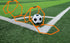 Hex Agility Rings Set of 6/12 - Speed & Agility Footwork Training Equipment for Home Gym, Kids and Adults (Orange)