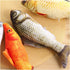 Genrico Cat-Teasing Toys Fish Tear-Teasing Cat Chew Plush Supplies Pet(Salmon)