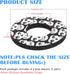 PRO CAKEN Non-Slip Moto Grip Donuts, 2 Pair Handlebar Grips for MX ATV Dirt Bike Quad Bicycle Accessories
