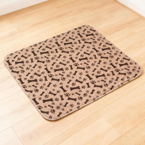 Nazada 4 1 Reusable Puppy Pee Pad, Washable Dog Pee Pad, Dog Training Mat with Toy Balls and Hair Comb, Anti-Slip