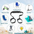 Backpack 3 Pack Beach Chair Straps - Heavy Duty Rocking Camping Chair Carrier, Adjustable Hands-Free Shoulder Straps