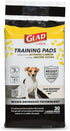 Glad for Pets Activated Carbon Puppy Training Pads, 30ct Ultra Absorbent 23"x23" with Odor Control