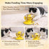 Yomvwavo Cat Treat Feeder, Cat Treat Dispenser Toy for Dry Food, Rotating Barrel Interactive Cat Toys for Indoor Cats
