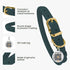 BRONZEDOG Rolled Leather Dog Collar with QR ID Tag - Adjustable Soft Round Collars for Small Medium Large Dogs (11" -