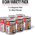 Pack: 12.8oz (6 Count, 3 ORIJEN Real Meat Shreds Wet Dog Food Variety Regional Red + Beef Recipes Cans of Each)