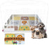 YYVULOON Washable Pee Pads with 4 Clips,39"x39",2-Pack,Quick-Absorbent Leakproof Non-Slip Reusable,for Potty Training&Disabled Dog,Fits