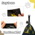 Aluminum|135 Bags+3 Metal Dog Poop Bag Holder w/Leash Clip|Durable Scratch-Resistant AccessoriesBlack