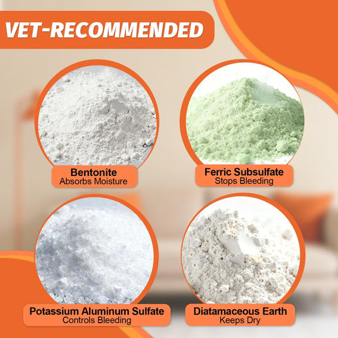 '-1.76oz (1-Pack) PAW PLANET Styptic Powder for Dogs & Cats Fast Acting Blood Stop Powder for Nail Clipping, Minor Cuts