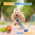 Squeaky Dog Toys for Small Dogs, Mini Dogs, Soft Latex Smile Balls, Egg Dog Toys Balls 6pcs