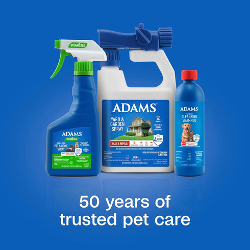 12 ADAMS Plus Flea & Tick Shampoo with Precor for Dogs, Cats, Puppies & Kittens, Flea Shampoo to Treat Flea