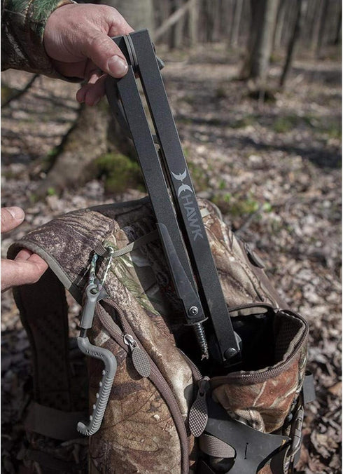 HAWK GoGadget Tree Arm: Portable Folding 3-Arm Holder for Bow & Crossbow Accessories