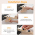 SMARTBEAN Hammock Cat Scratch Window Perch, Sturdy Cats for Window, Scratching Posts for Indoor Cats. Easy to Adjust