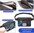 GLBSUNION IPX8 Waterproof Pouch Bag with Adjustable Waist Strap-Screen Touchable Dry Bag for Phone Valuables (2 Pack)