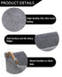 Morezi Felt Pet Toy Box and Dog Storage Basket Organizer - Dark Grey